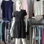 Crown Pattern Womens Knitwear Dress 36735