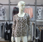 Fashion Leopard Cardigan Sweater 1704040