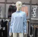 Turtleneck Sky Blue Sweater 1704061