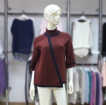 Short Sleeve Cashmere-Blend Sweater 170396