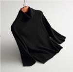 Wide collar women's sweater 1706267